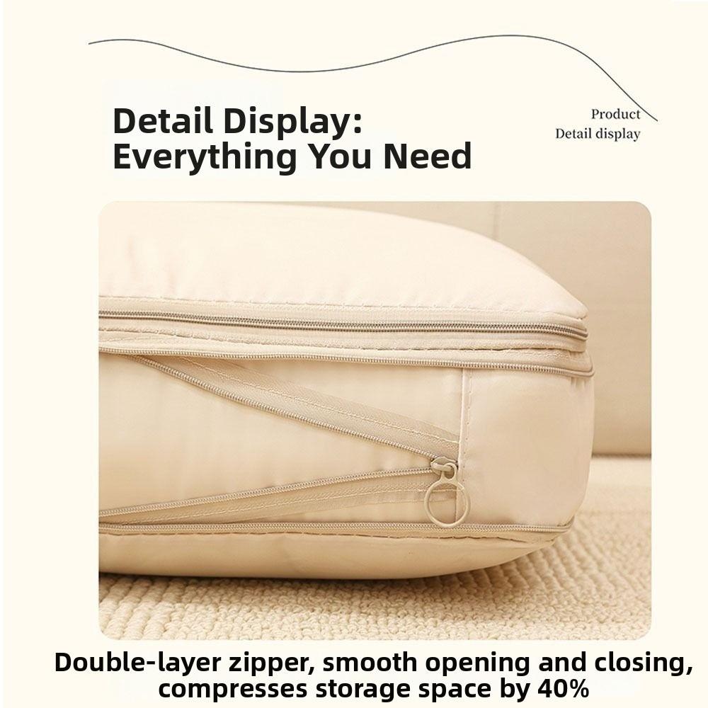 6Pcs/Set Large Capacity Luggage Compression Bag Washable Dampproof Travel Organizer Bags Folding Portable Packing Cubes Set