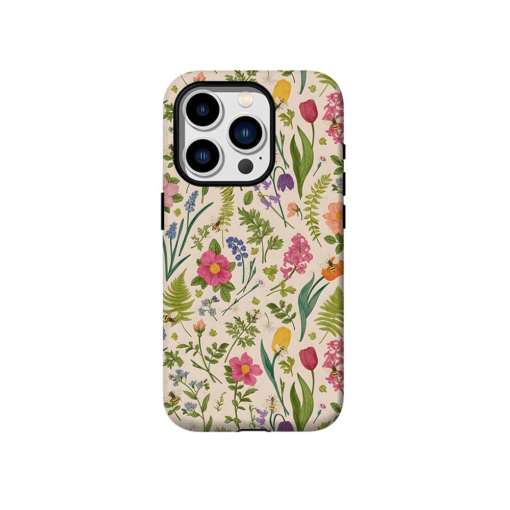 

Luxury Clmj Flower Graffiti Phone Case for iPhone 17 16 15 14 13 12 11 X XS XR Air Pro Max Plus Luxury Double-layer Back Cover iPhone 17 Promax