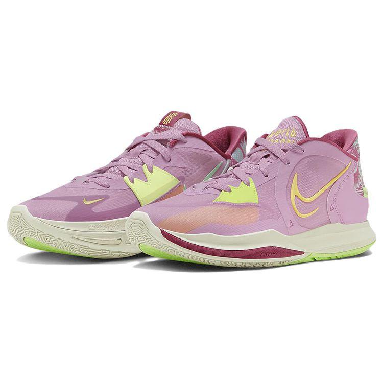 Nike Kyrie Low 5 EP Orchid Unisex Sneakers Pink Yellow-Strike Light-Bone DJ6014-500