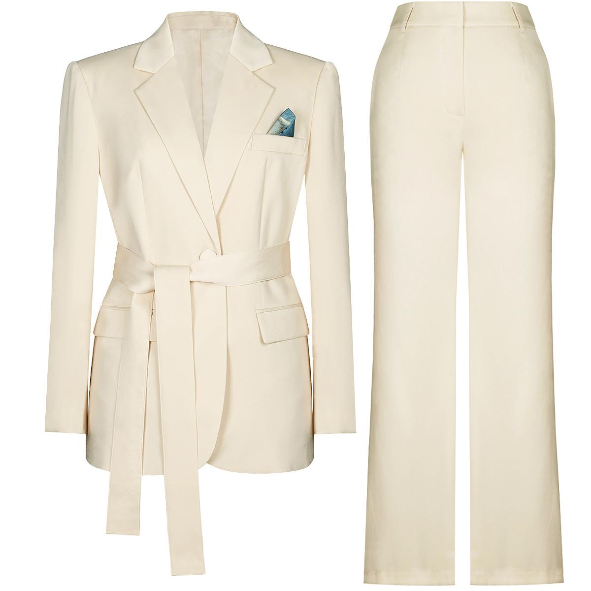 Spot Spring and Autumn New High-end Fashion Commuter Women s Suit Suit Premium Quality Fabric Temperament Suit 2470 S
