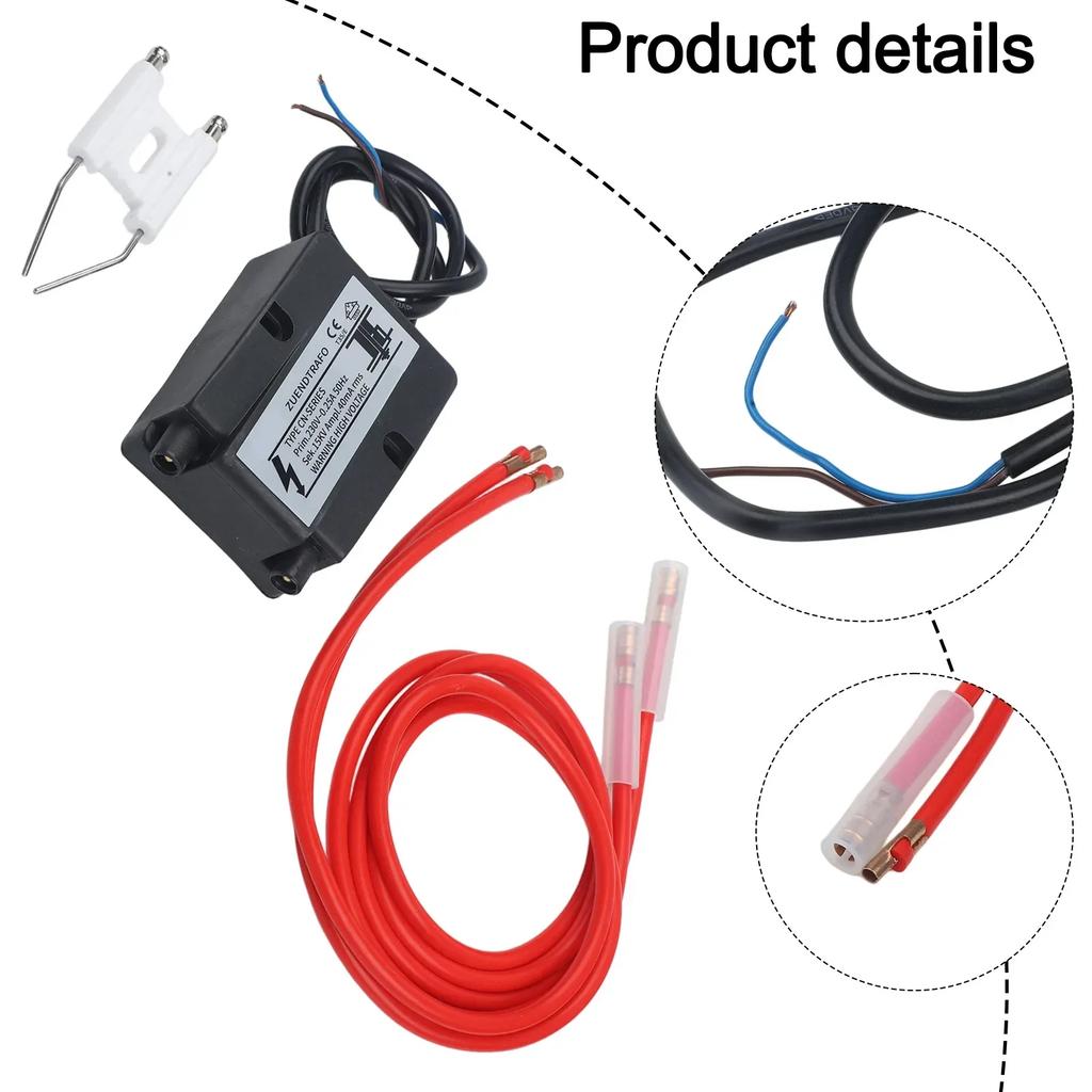 Dual-Pole Ignition Burner Ignition Long-lasting Performance For Combustion Systems Automatic Ignition System Fireplace Part