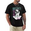 Jyuha Herren T-Shirts Britney Baumwoll-T-Shirt Kurzarm Top Tee(1)