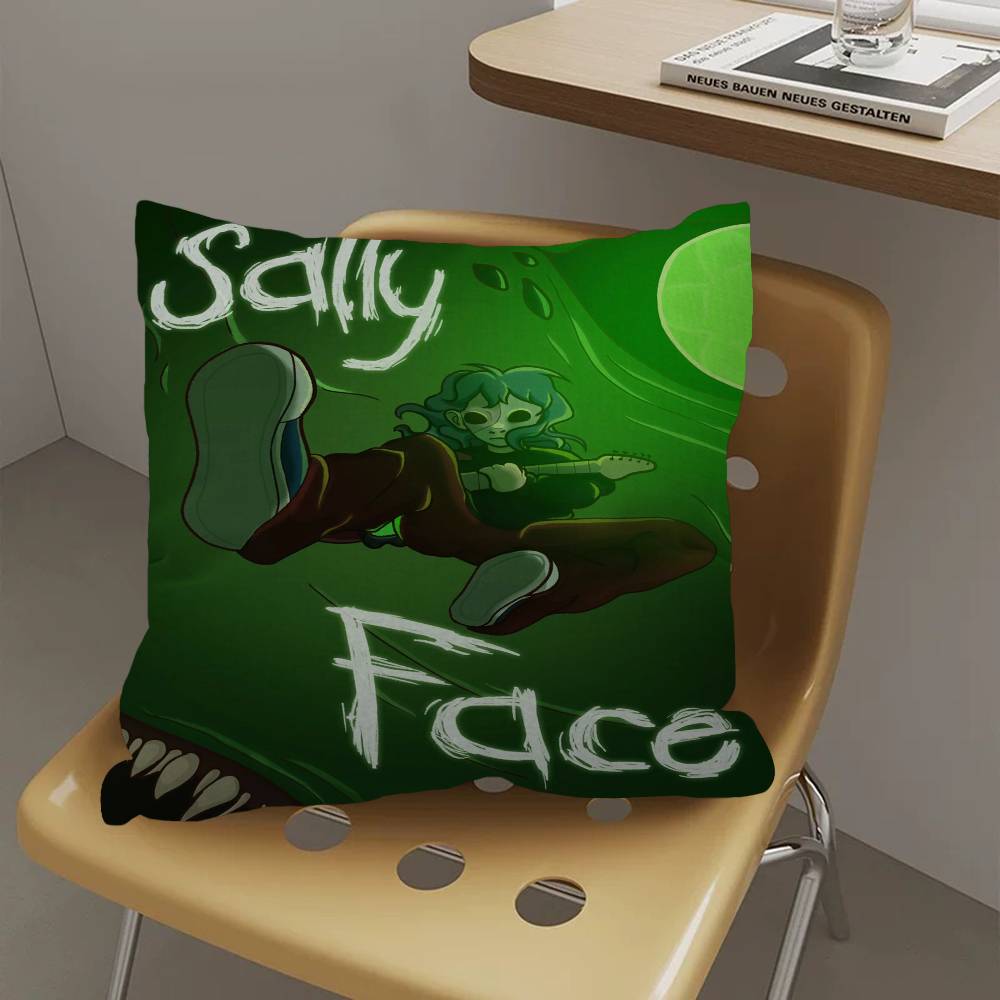 Game S-Sally F-Face Cushion Cover Pillowcase Upholstery Sofa Throw Pillow Home Decor Pillowcas