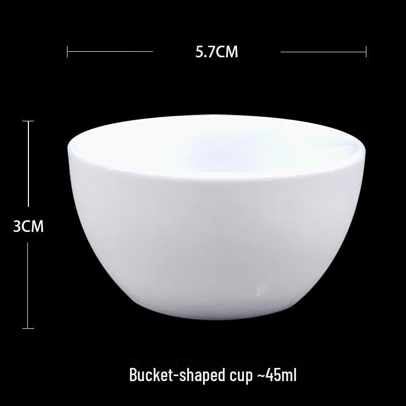 ZISIZ Crystal Porcelain Kung Fu Teacup Set