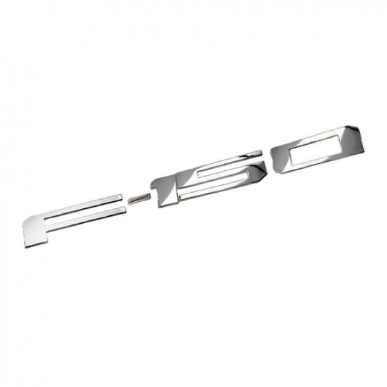 Raised Tailgate Letter For 2018-2024 F-150 XL XLT Emblem Nameplate Chrome Badges