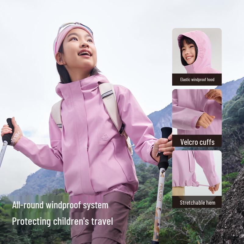 PELLIOT Kids' Outdoor Waterproof & Windproof Jacket