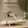 Großer Acryl Klar Hamster Villa Käfig für Syrische Gold Teddybär Luxus Lebensraum Stapelbar DIY Lebensraum Terrarium
