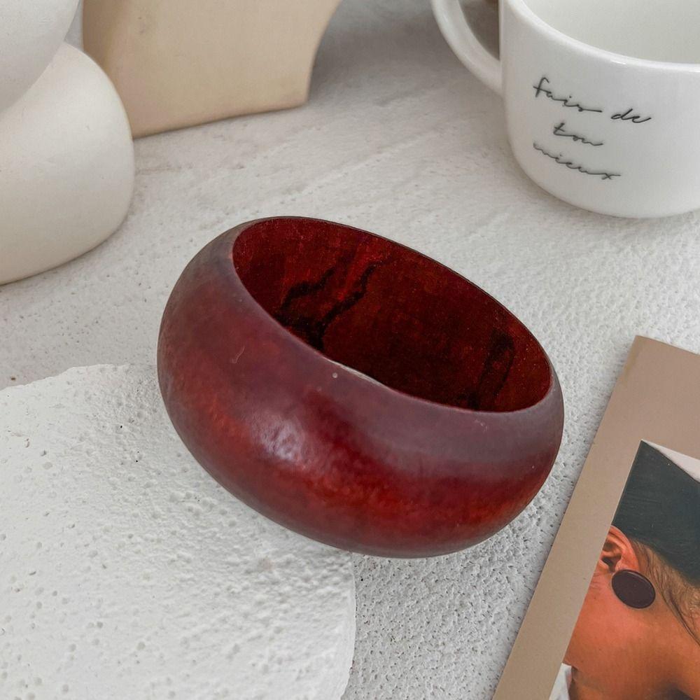 Vintage Wide Bangle Chunky Hip-hop Bracelet Creative Hand Ring