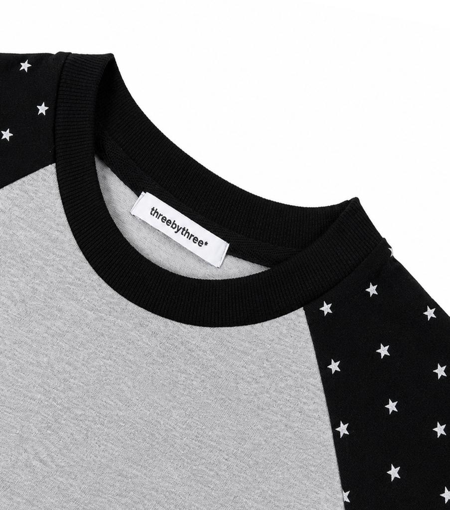 Sseulibaisseuli Tbt Signature Logo Raglan Short Sleeve T-Shirt Gray