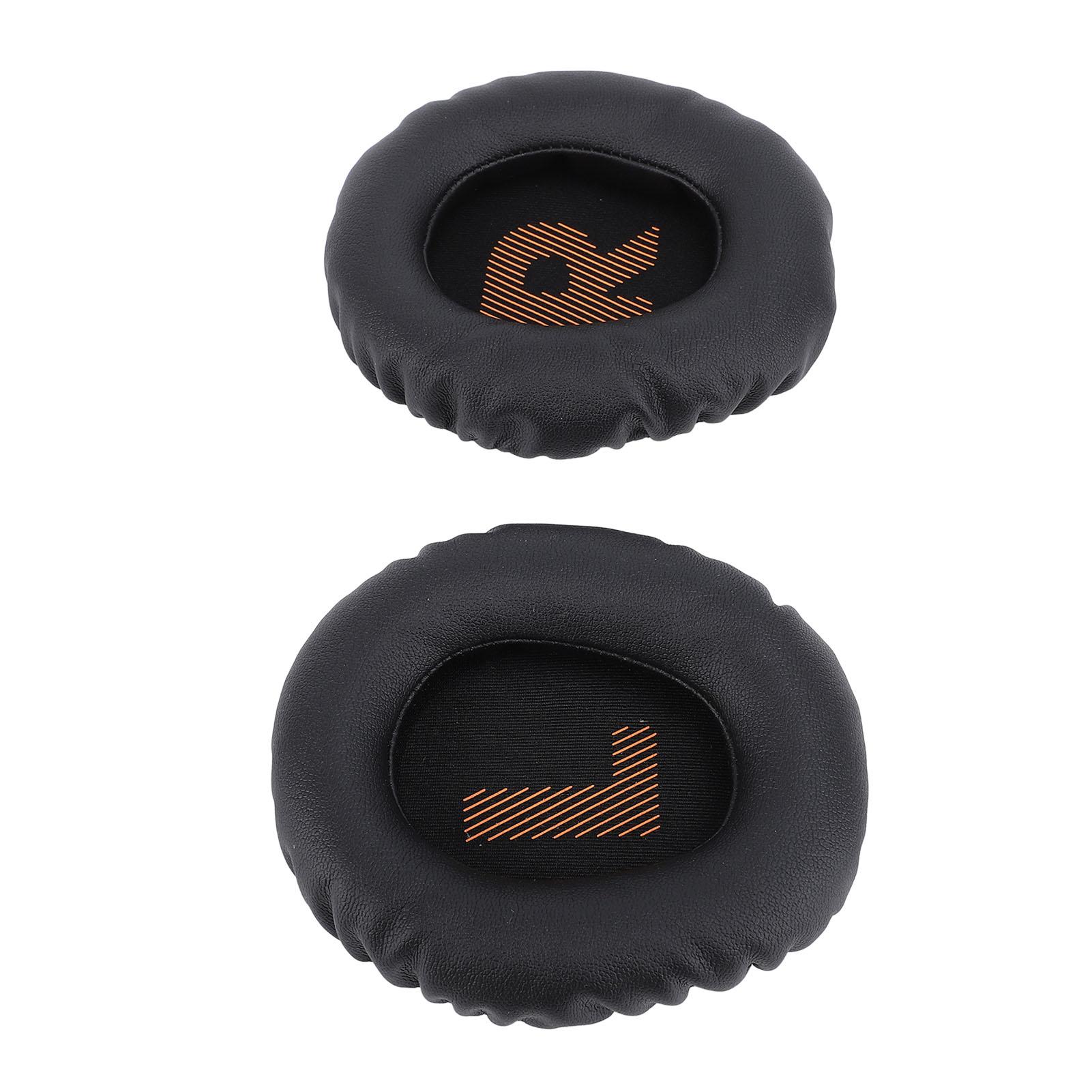 

2шт. подушечки для гарнитуры, пена с эффектом памяти, мягкая протеиновая кожа, беспроводные наушники, сменные амбушюры оранжевый