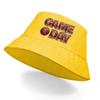 GAME DAY" Basketball-Print Fischerhut , Sonnenhut Bonbonfarbe Wendbar Strand- Angelhut
