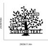 Tree of Life Metal Sign Custom Family Name Wall Art Front Door Decor Housewarming Gift