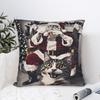 Cat Selfie with Santa Xmas  Pillow Case  Retro Trendy Pillow Cover Comfy Pillowcases For Living Room Bed Chair