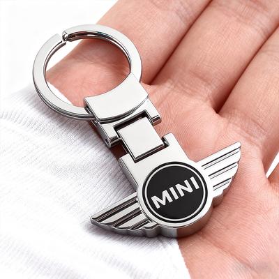 Metal Keychain Car Emblem Key Ring Gift For Mini Cooper JCW Works R56 R50 F54 F55 F56 F57 F60 R52 R53 R55 R57 R58 R59 R60 Hatch Uylez55 7r