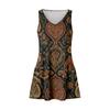 Women's Summer Casual Bohemian Printed Tank Top With Pocket Dress