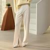 Women's Side-Slit Straight-Leg Commuter Pants
