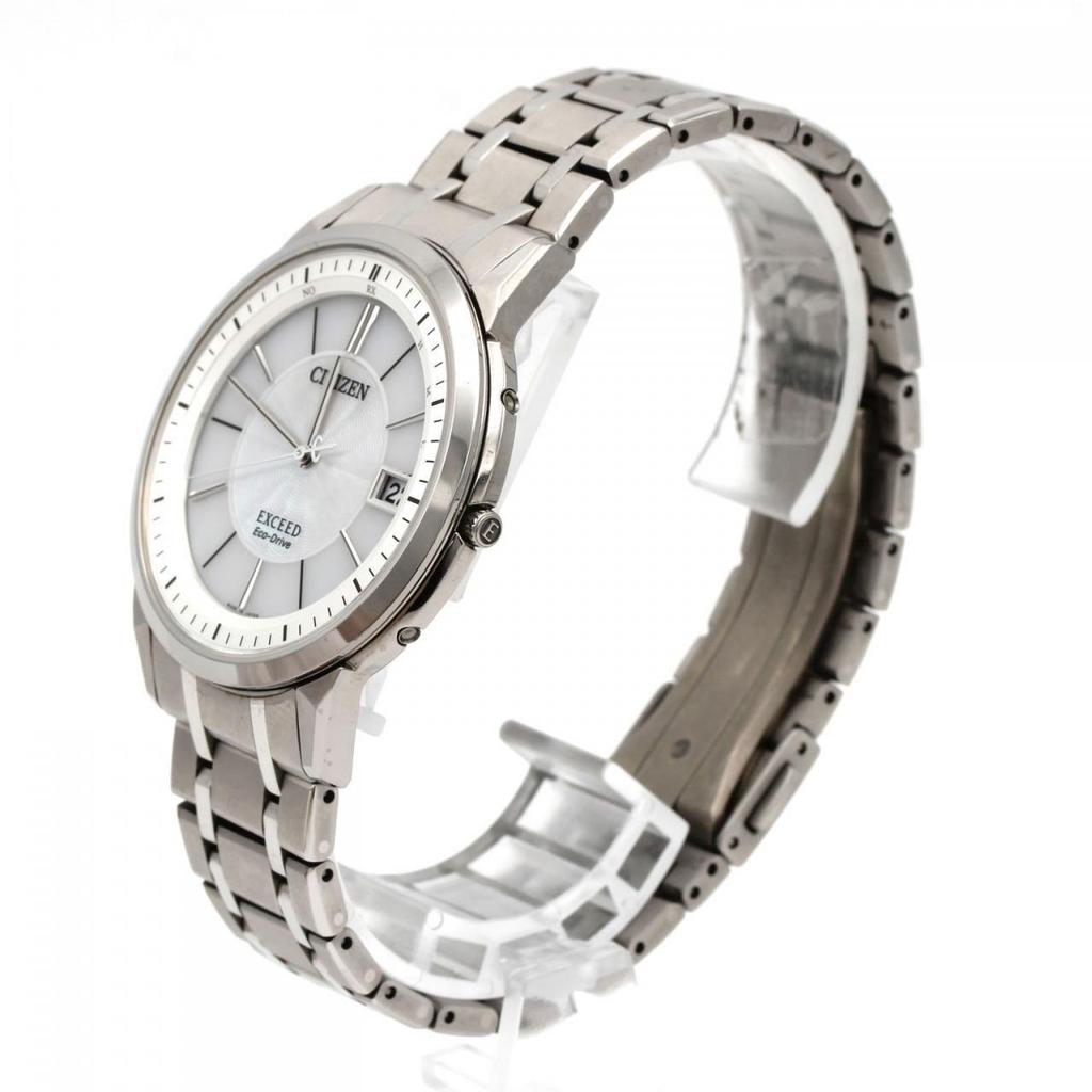 Used Citizen Exceed Eco Drive H113-T016189/EBG74-5023 TI Solar Quartz