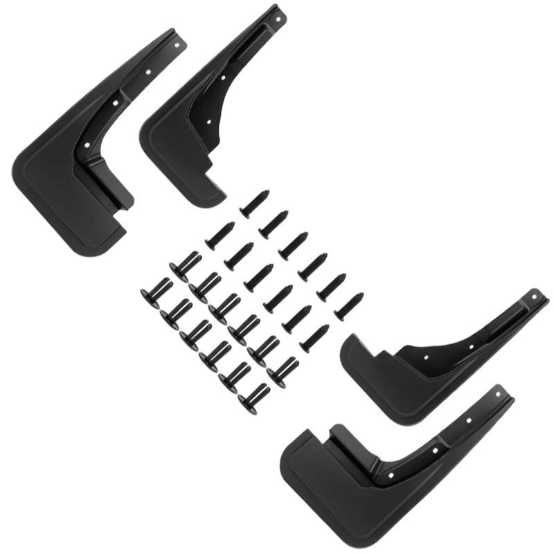 Front and Rear Car Mud Flaps Set Mud Flaps Set for Ford Maverick -2024 Black