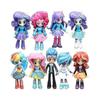 Model Jucărie 9 buc Figurine My Little Pony Equestria Girls 12cm Păpuși Monster High