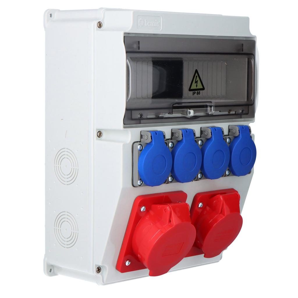 CAJA Switchboard /12M/ 16/5, 32/5, 4x230V ONNLINE