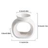 Oval Ceramic Aromatherapy Stove Elegant Optimal Fragrance Diffusion Essential Oil Burner Non-toxic Modern Incense Burners