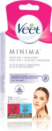 

bandes de cire pour épilation visage TU прозрачный