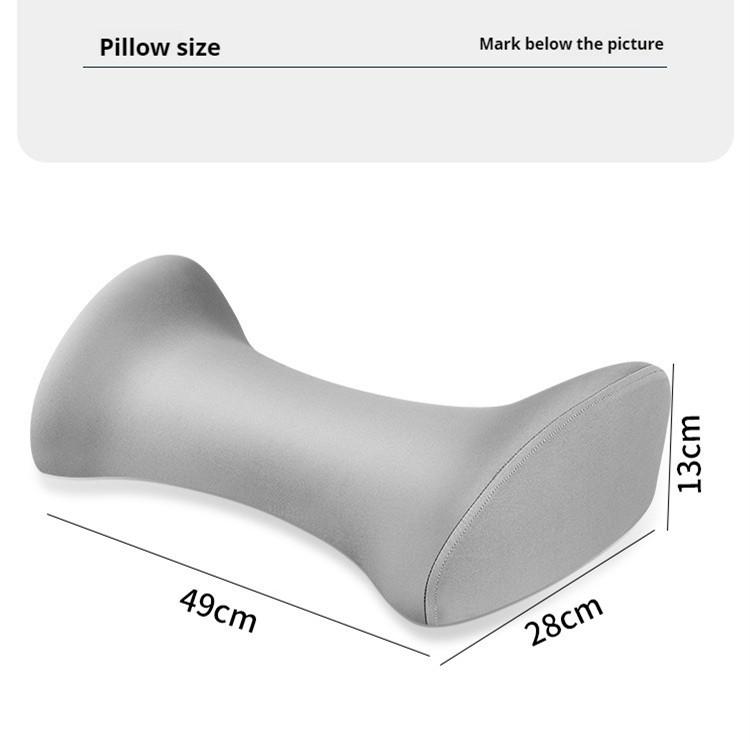 Lumbar Support Pillow for Sleeping Washable Bolster Pillow Ergonomic Waist Pillow for Office Chair Woman Couch Car Seat Pregnant