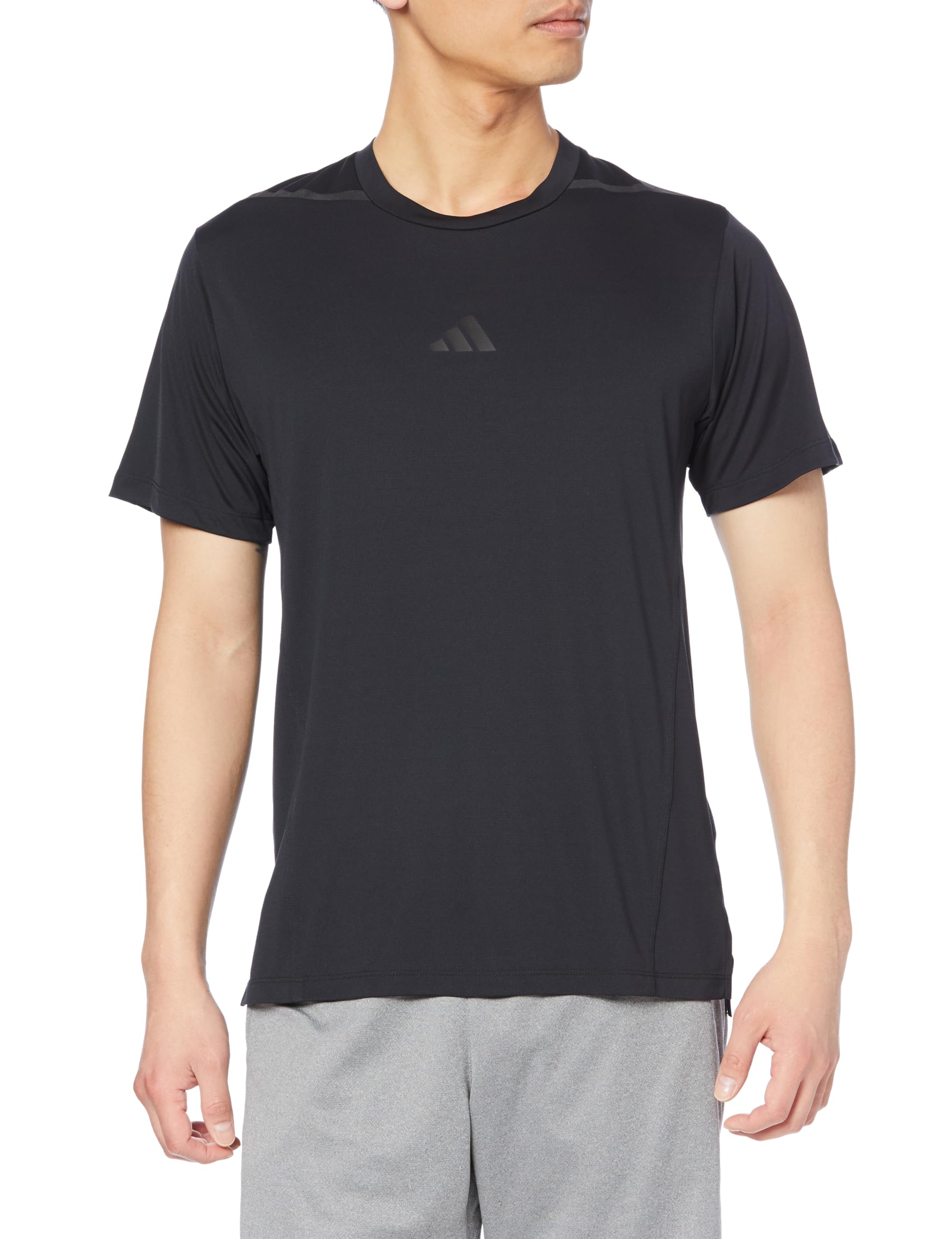

Adidas Adistrong Workout Short Sleeve Design for Size T-Shirt, Training, Men s IEJ15, Black/Black (IK9688), J/3XL
