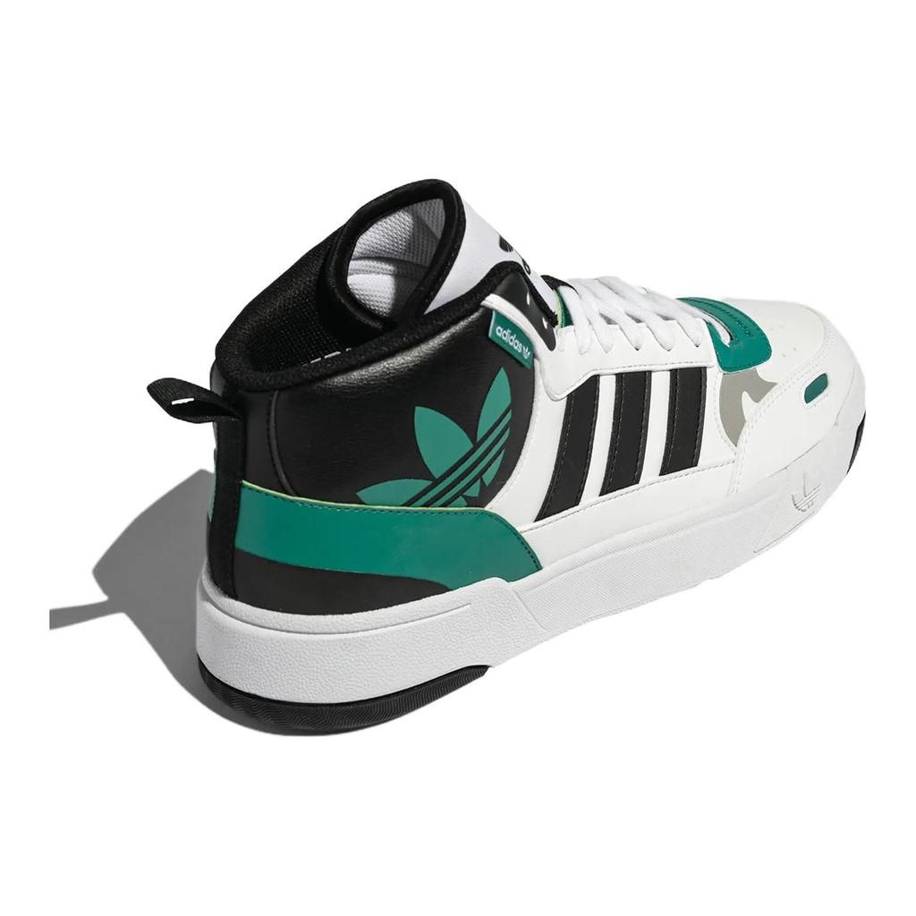 Adidas Post Up White Black Green Unisex Sneakers Cloud-White Core-Black ID4094
