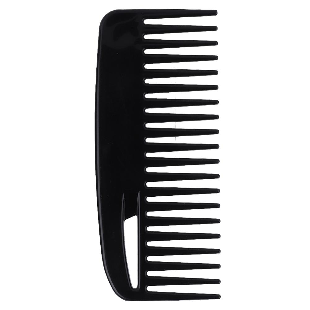 Colorful Large Wide Tooth Hair Styling Comb Anti Static Hairdressing Comb Hairstyle Tool Black