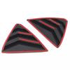 For Mazda CX-5 CX5 2017 2018      Car Rear Window Louver Shutter Cover Exterior Side Vent Scoop Trim Sticker
