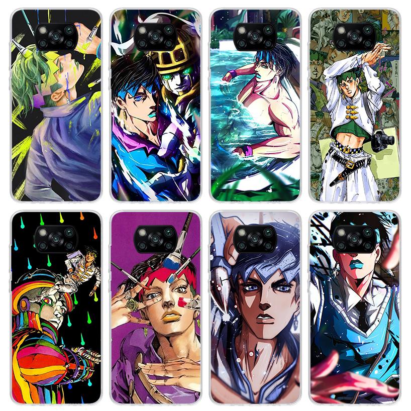 JoJo Adventure Rohan Kishibe Phone Case For Xiaomi Poco X7 X6 X5 Pro F7 Ultra Redmi 15C 15 13 13C 12 12C 10 10A 10C 9 9A 9C 9T S