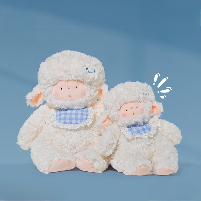 Милая овечка кукла плюшевая игрушка кровать компаньон кукла комфорт кукла подарок 25cm — фото 3