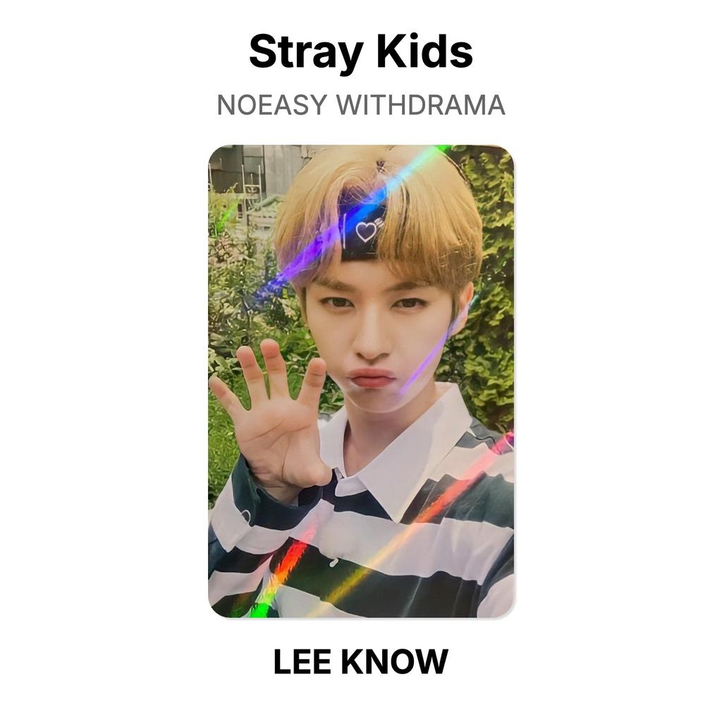 Stray Kids NOEASY WITHDRAMA Official Photocard