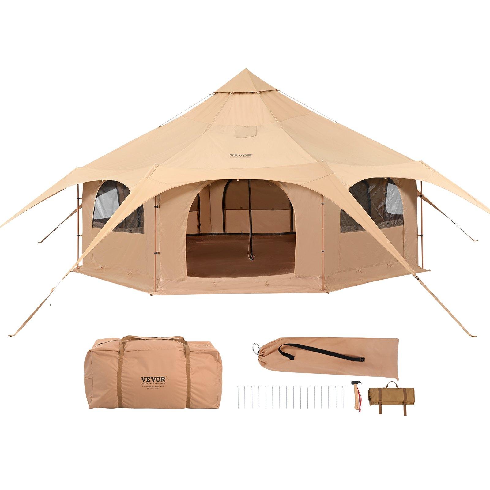 VEVOR Canvas Tent, 4 Seasons 5