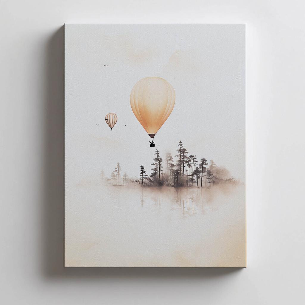 Fairytale Flight Fairytale Flight, 30X40 Cm, Gold Aluminum Frame, 230 Gsm Matte Paper