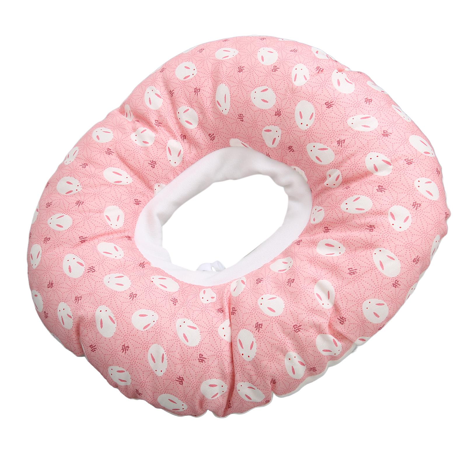 

Подушка для пирсинга ушных отверстий с милым принтом кролика, облегчающая боль в ушах, для спящих на боку 11.4 розовый