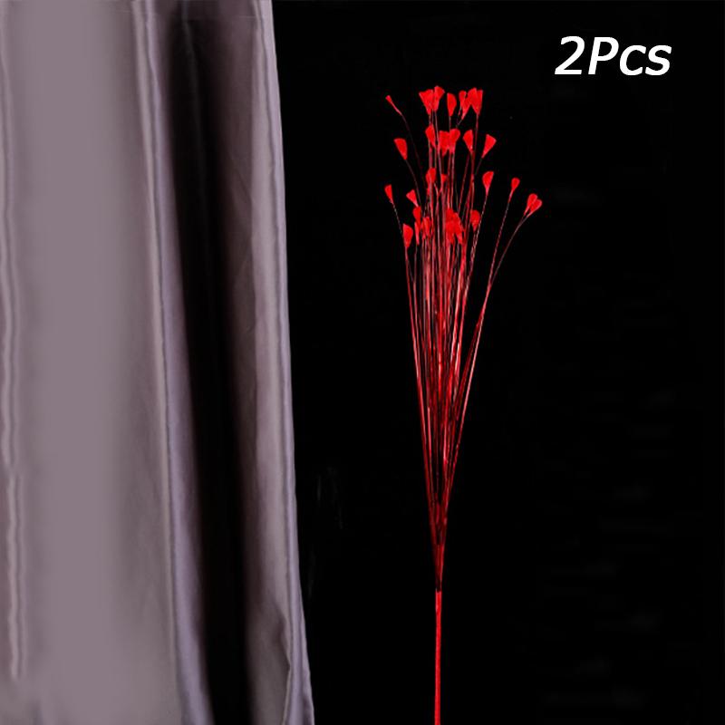 1PC Decorazione Poliestere Erba Pavone Simulata Scenografia Fotografica Composizione Floreale Vivace 80CM