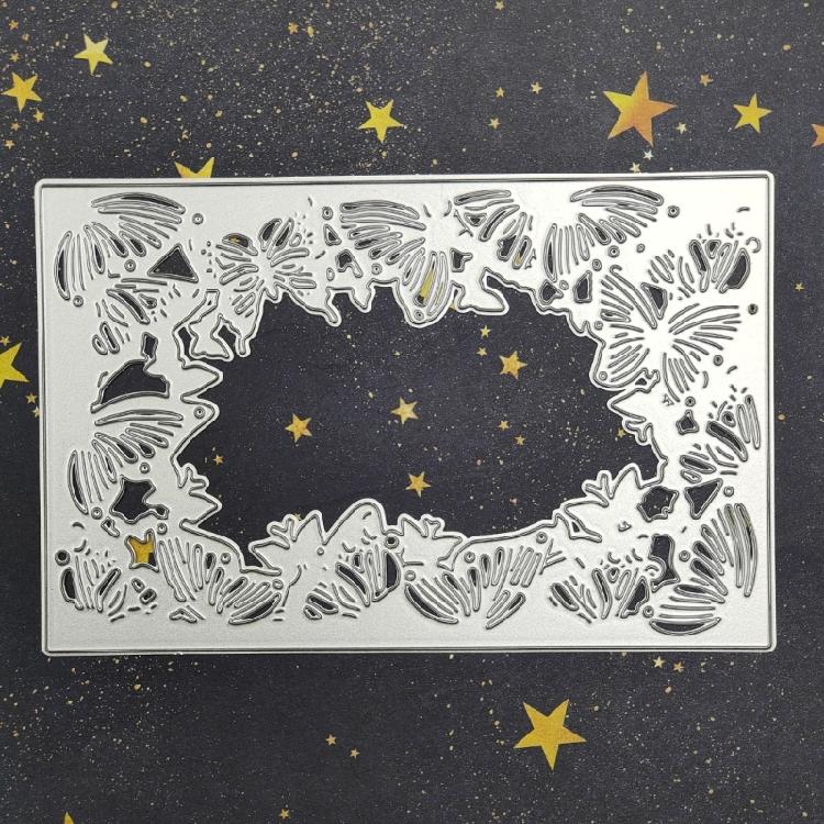 Ramka zaproszenia Metalowe wykrojniki Kartka Wytłaczanie DIY Szablon albumu fotograficznego Forma