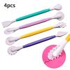4Pcs Fondant Kuchen Dekorieren Modellierung Werkzeuge Cutter Backen Handwerk Kuchen Form