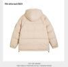 Hong Kong Style Fashionable Unisex Down Jacket - Simple, Loose, Versatile, and Warm Trendy Piece for Couples
