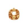 1 Piece 304 Stainless Steel Charms Heart Flower Leopard Print Geometric 18K Gold Plated Pendant For DIY Necklace Jewelry Making
