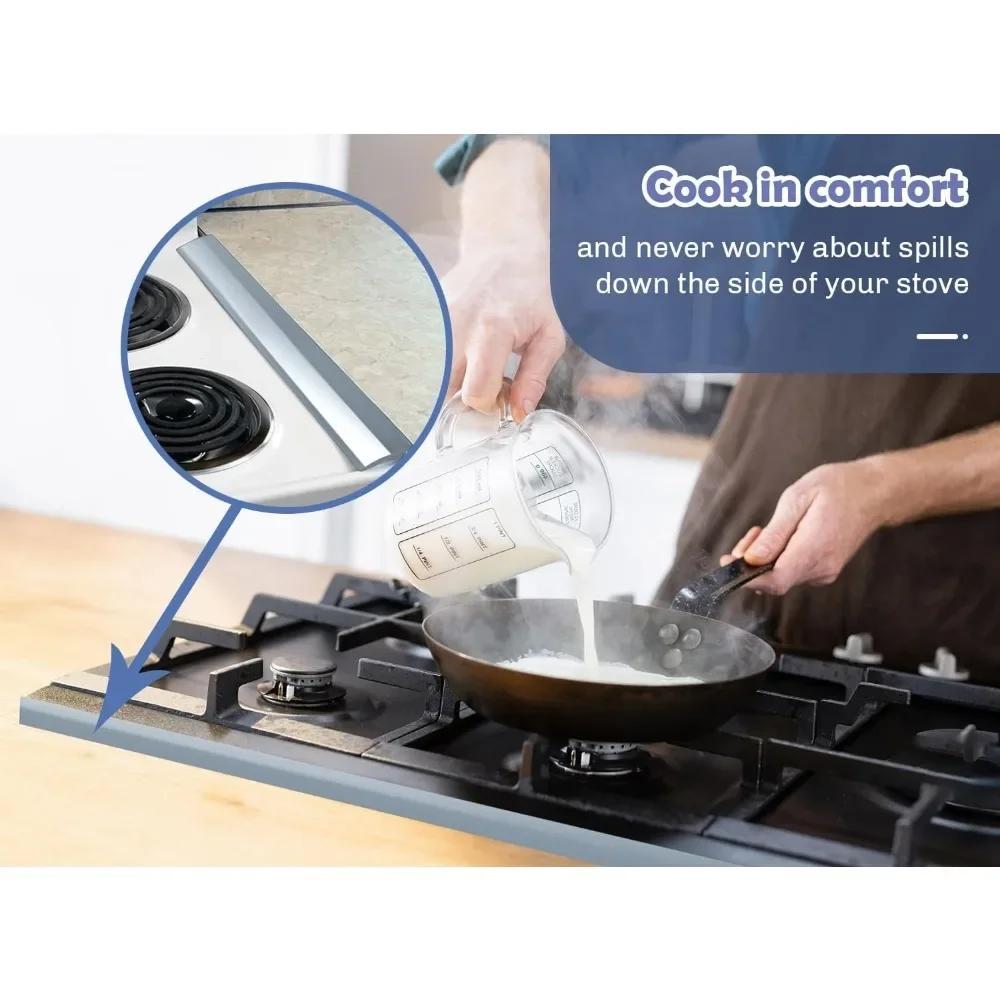 Kitchen Counter Top Gap Cover, Heat Resistant Oven Gap Filler, Kitchen Counter Top Gap Filler