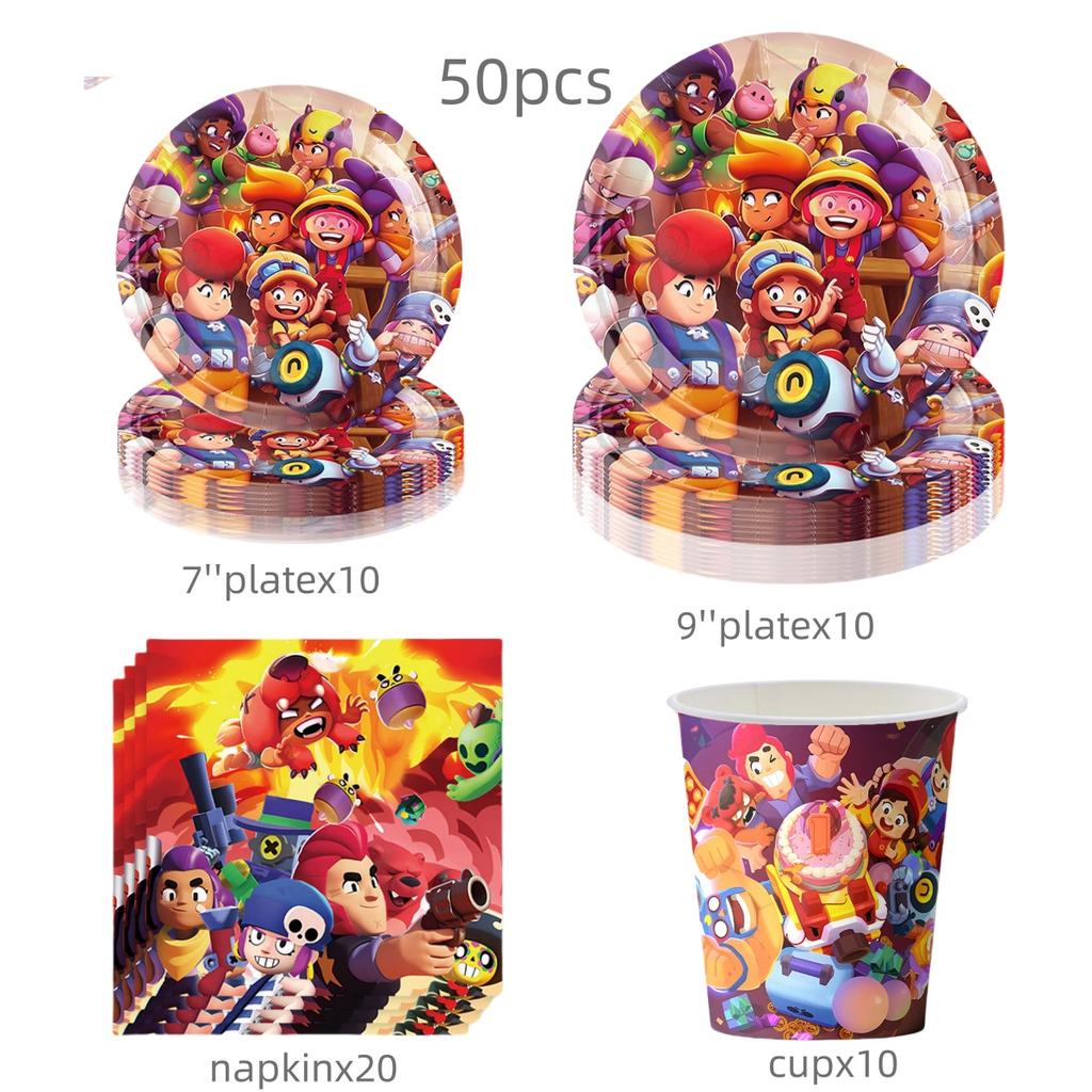 Game thme Birthday Party Decorations Disposable Tableware Tablecloth Plate Cup Napkin Baby Shower Boys Party Favors Supplies