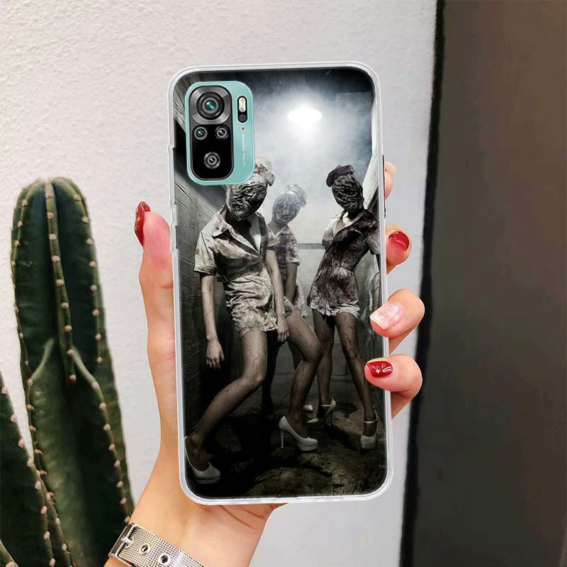 

Silent Hill Horror Phone Case For Xiaomi Redmi Note 13 14 15 Pro Plus 12S 12 14S 11S 11E 10 10S 11 11T 5G 4G Cover Coque Redmi N Redmi Note 13 4G