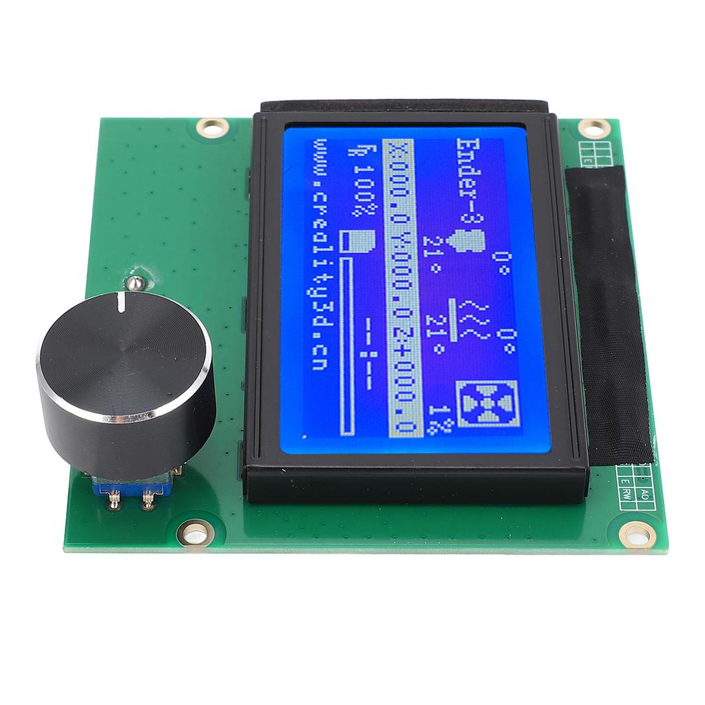 3D Printer LCD Display Screen 12864 Blue Control Panel with Ribbon Cable for ENDER 3 3s 3X 3 Pro