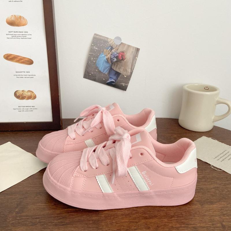 

Нові Кросівки-бестселери для жінок, Взуття для скейтборду, Універсальне повсякденне спортивне взуття 37 рожевий