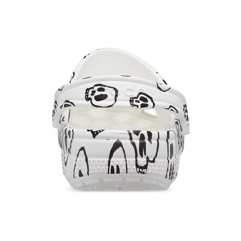 Crocs Classic Clog Skull Print White 208993-103