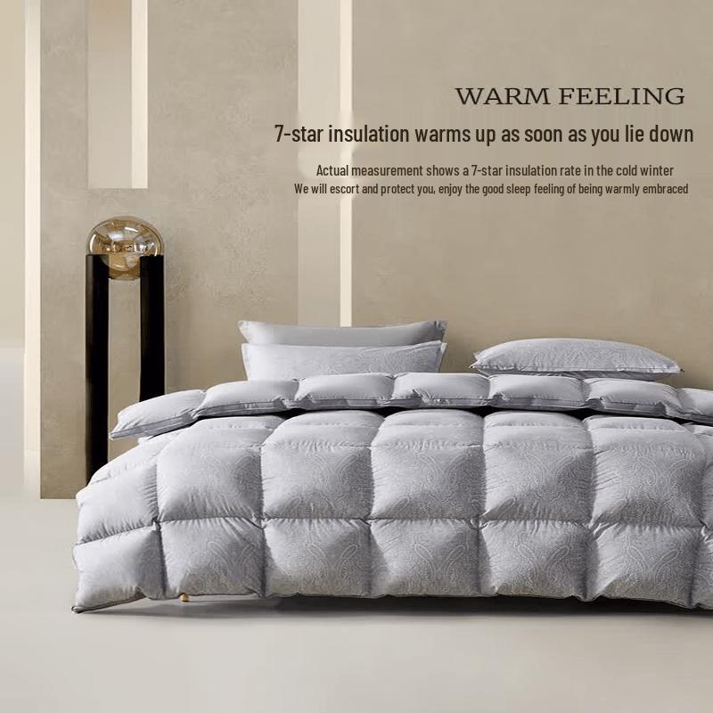Mercury Home Textiles 90% White Duck Down Duvet 220x240cm