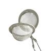 Teesieb mit Kettengriff aus Edelstahl, Teeseparator, Teekugelklemme, Teekugelgriff, Marinaden-Würzkugel, Tee-Ei